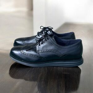 Cole Haan Original Grand Black Leather Oxfords size 10 M